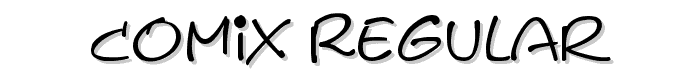Comix Regular font